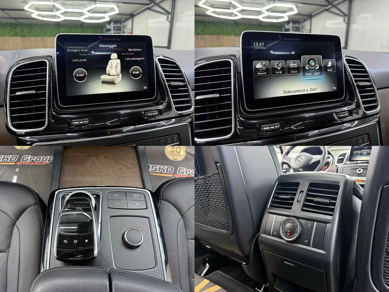 Mercedes-Benz GLE 350 360-K/PANORAMA/AMG-line/9gt/ПОДГРЕВ ОБДУХВАНЕ Л-Г, снимка 13 - Автомобили и джипове - 56164529