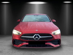 Mercedes-Benz C 200 AMG/ 4-MATIC/ LED/ CAMERA/ KEYLESS/ DESIGNO RED/ , снимка 2