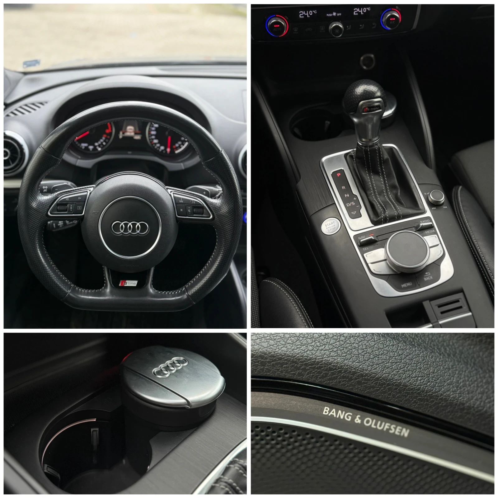 Audi A3 2.0TDI 184 S-line Quattro S-tronic ACC B&O Keyless, снимка 12 - Автомобили и джипове - 53866762