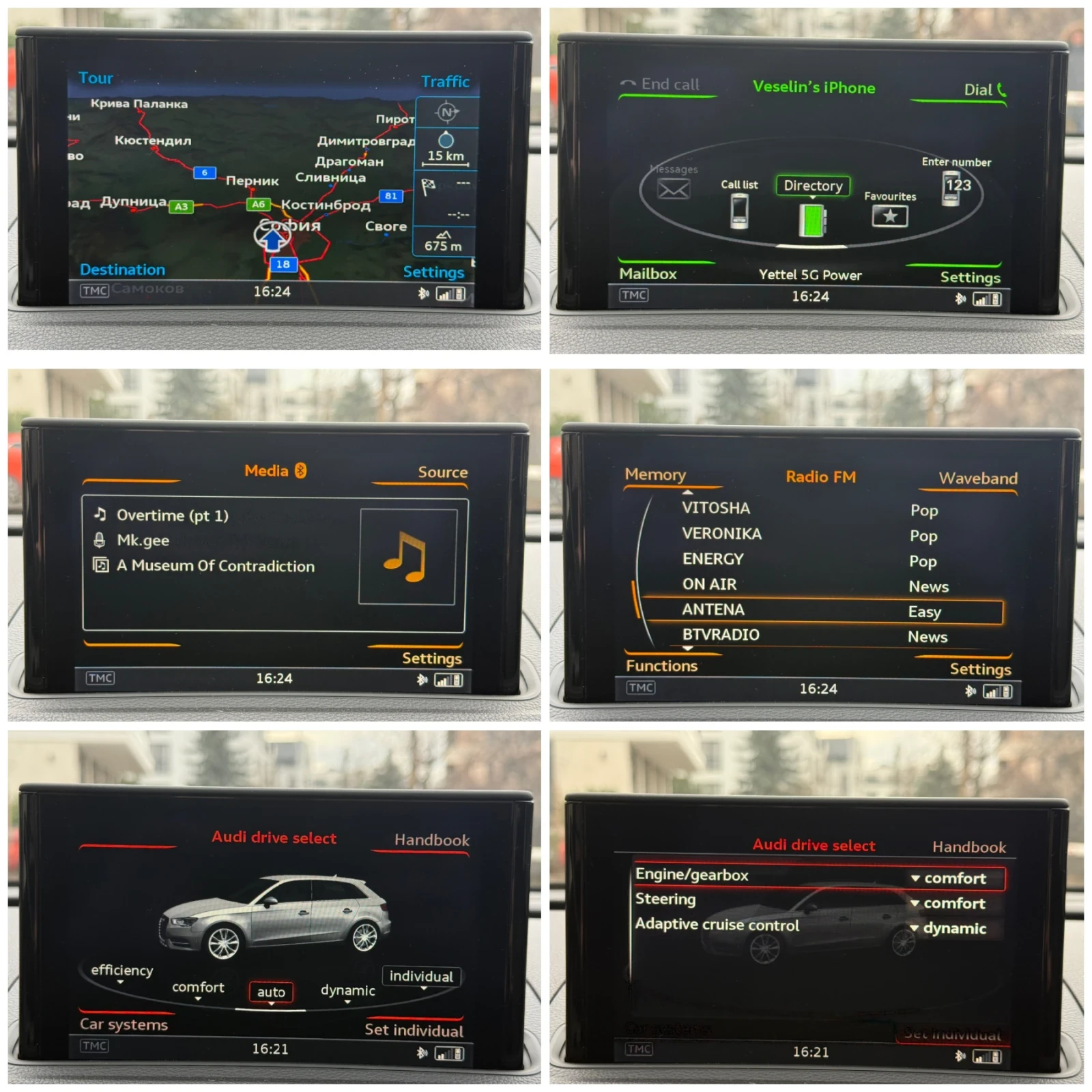 Audi A3 2.0TDI 184 S-line Quattro S-tronic ACC B&O Keyless, снимка 14 - Автомобили и джипове - 53866762