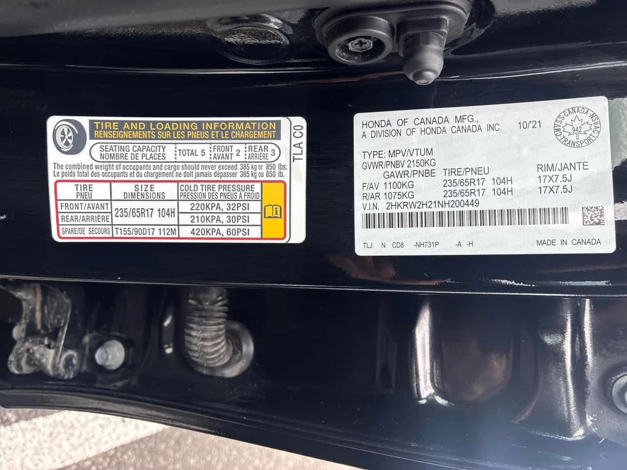 Honda Cr-v * LX * CARFAX * ЦЕНА ДО БГ, снимка 11 - Автомобили и джипове - 55226065