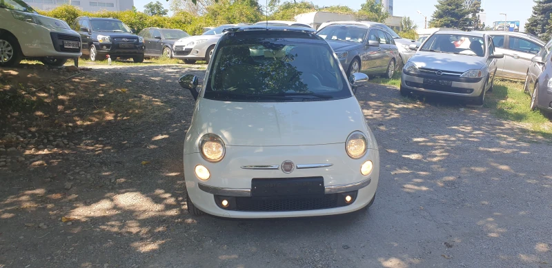 Fiat 500 1.2i ПАНОРАМА Л.ДЖАНТИ ШИБИДАХ, снимка 2 - Автомобили и джипове - 46456309