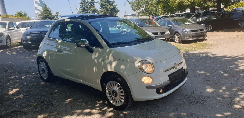 Fiat 500 1.2i ПАНОРАМА Л.ДЖАНТИ ШИБИДАХ, снимка 3 - Автомобили и джипове - 46456309