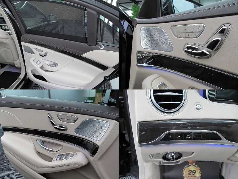 Mercedes-Benz S 350 4-MATIC/LONG/AMG/PANORAMA/2xTV/9GT/СОБСТВЕН ЛИЗИНГ, снимка 14 - Автомобили и джипове - 52330176