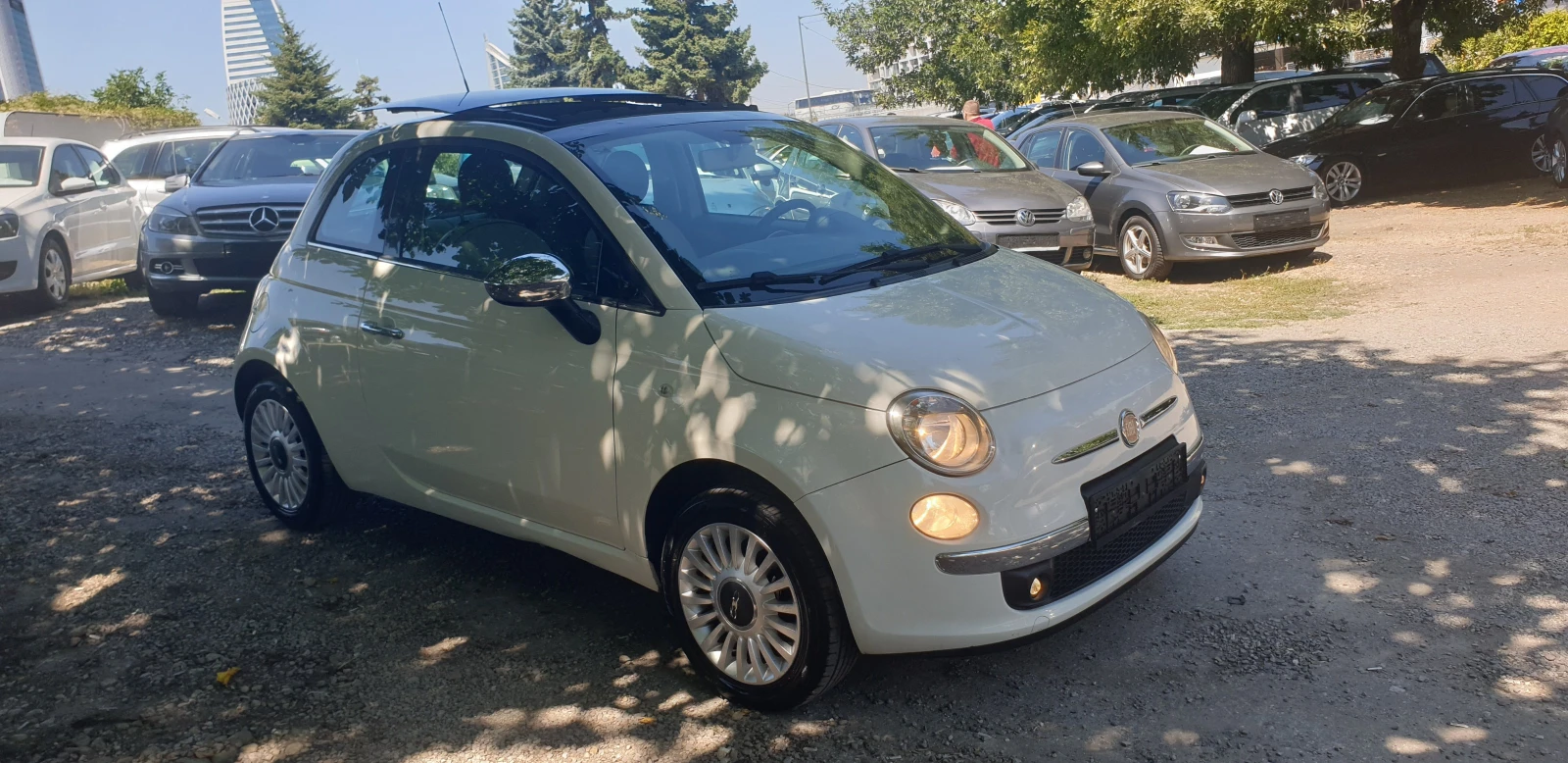 Fiat 500 1.2i ПАНОРАМА Л.ДЖАНТИ ШИБИДАХ - изображение 3