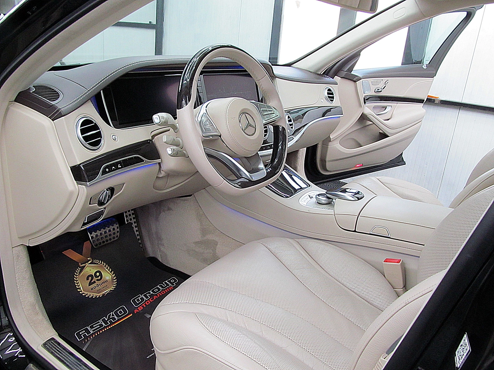 Mercedes-Benz S 350 4-MATIC/LONG/AMG/PANORAMA/2xTV/9GT/  | Mobile.bg   15