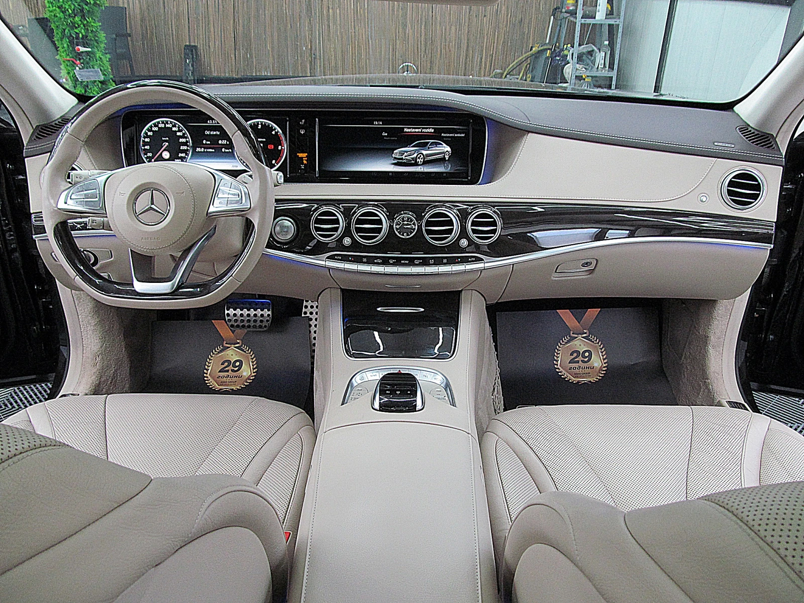 Mercedes-Benz S 350 4-MATIC/LONG/AMG/PANORAMA/2xTV/9GT/  | Mobile.bg   16