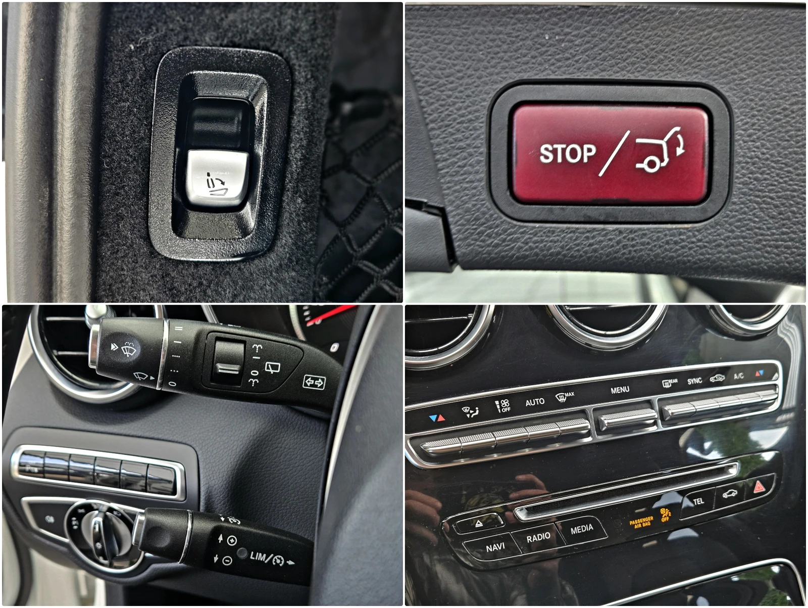 Mercedes-Benz C 220 AMG/4MAT/SHADOW LINE/GERMANY/CAMERA/AMBIENT/AIRMAT, снимка 13 - Автомобили и джипове - 54087520
