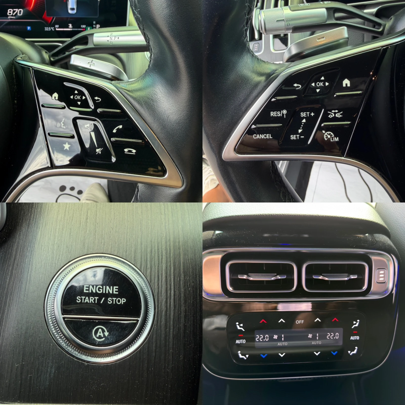 Mercedes-Benz S 350 4MATIC-AMG S63-BURMESTER 3D-PANO-CAM360-DIST, снимка 16 - Автомобили и джипове - 54140690