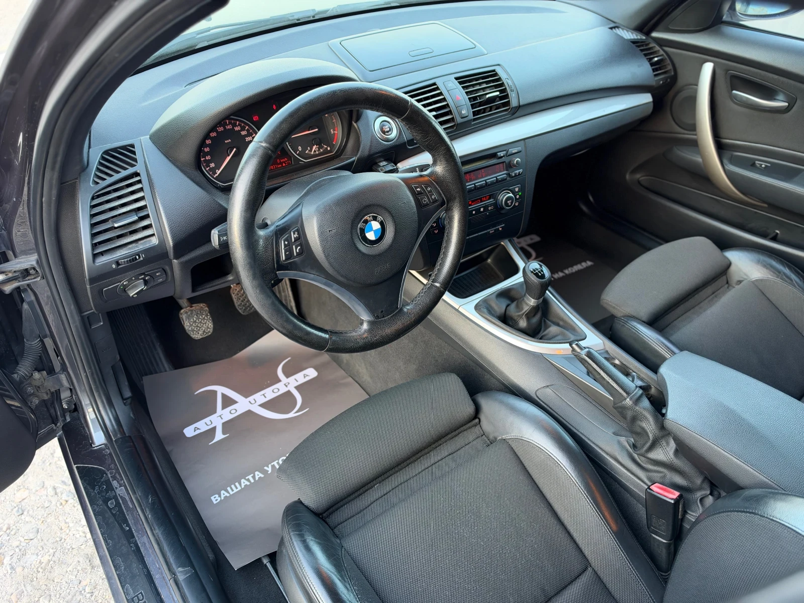 BMW 120 ПОДГРЕВ/РЕКАРО/ПАРКТРОНИК, снимка 9 - Автомобили и джипове - 56683379