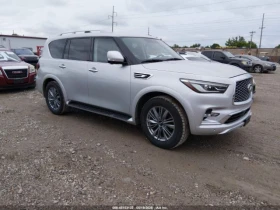 Infiniti QX80 LUXE* 5.6* КОЖА* ПОДГРЕВ* ШИБИДАХ* NAVI* LED* , снимка 1