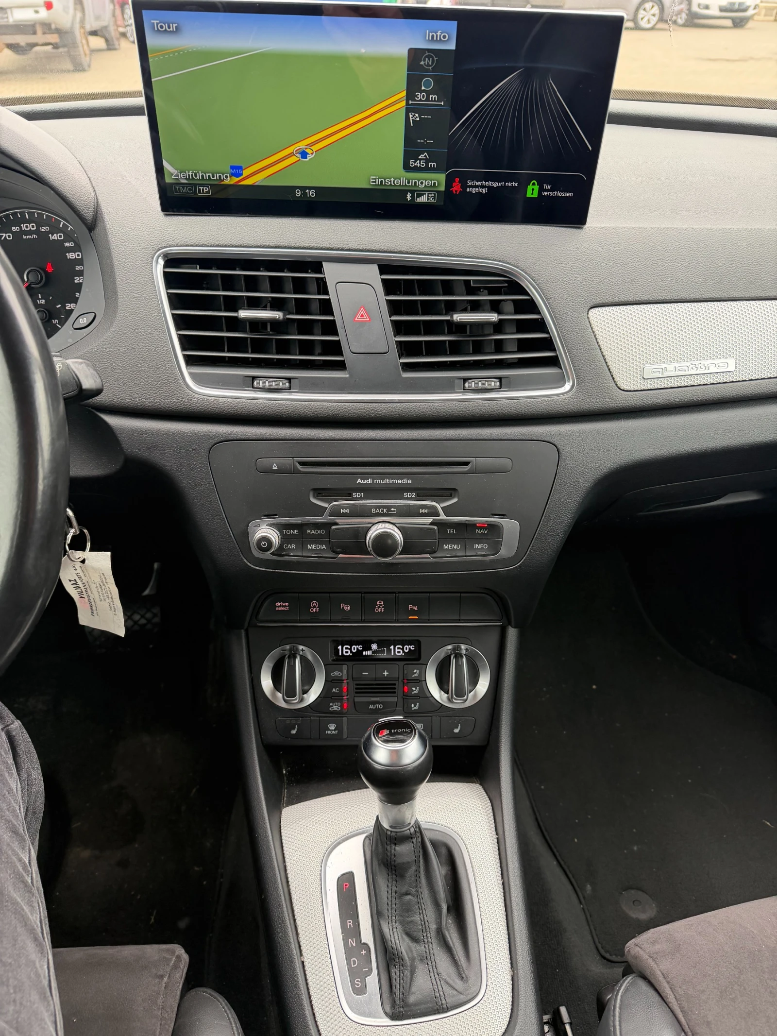 Audi Q3 2.0TDI QUATTRO AVTOMAT/KOJA/NAVI EURO 5, снимка 14 - Автомобили и джипове - 54594748