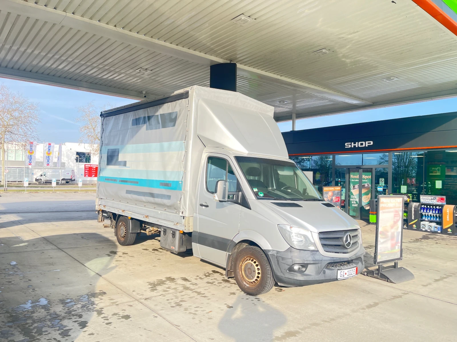 Mercedes-Benz Sprinter 316 Щора + борд.+ топ!!!!, снимка 11 - Бусове и автобуси - 53718323