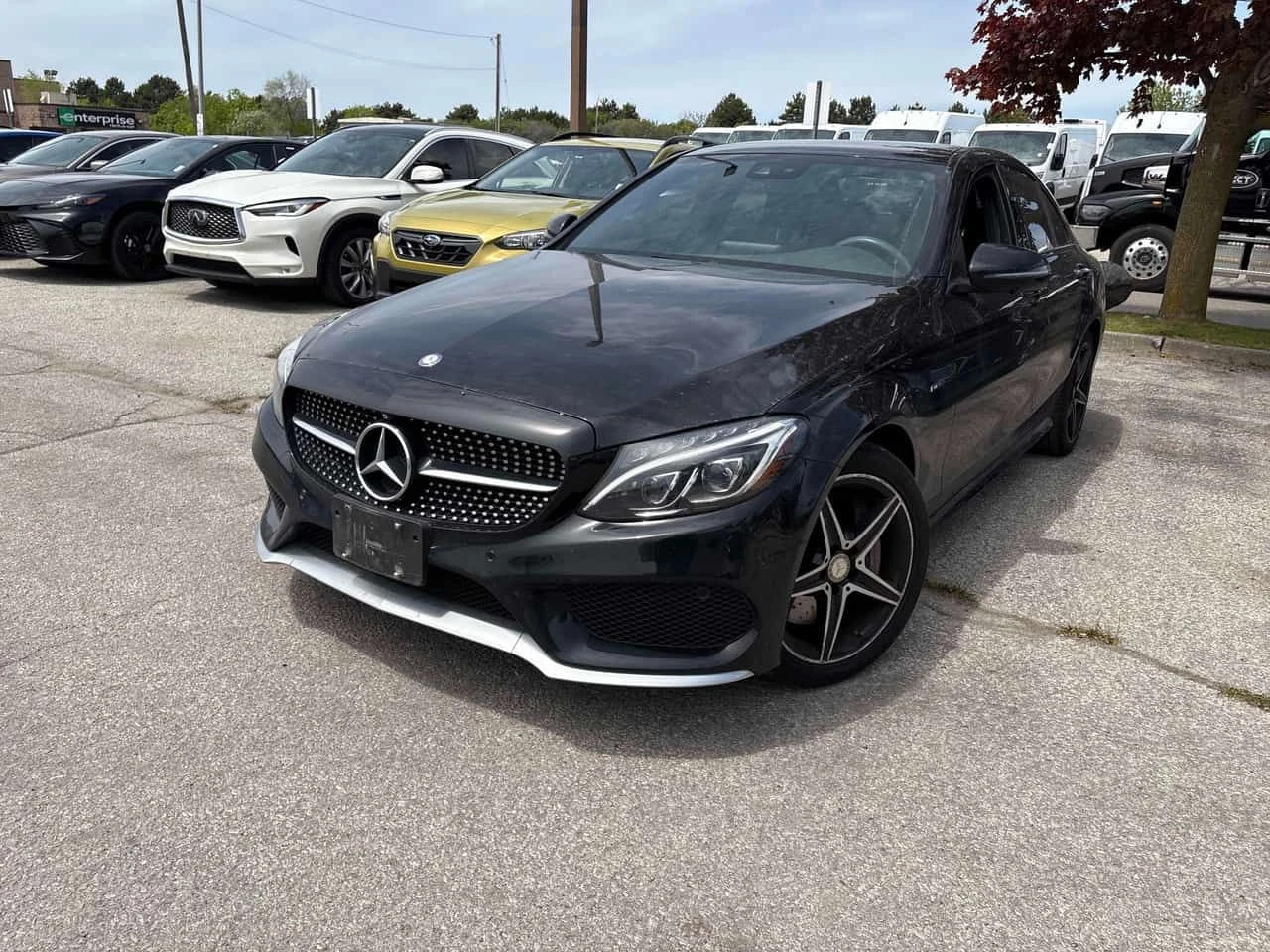 Mercedes-Benz C 450 AMG * CARFAX * BURMESTER * 360 * КЛИП НА МОТОРА