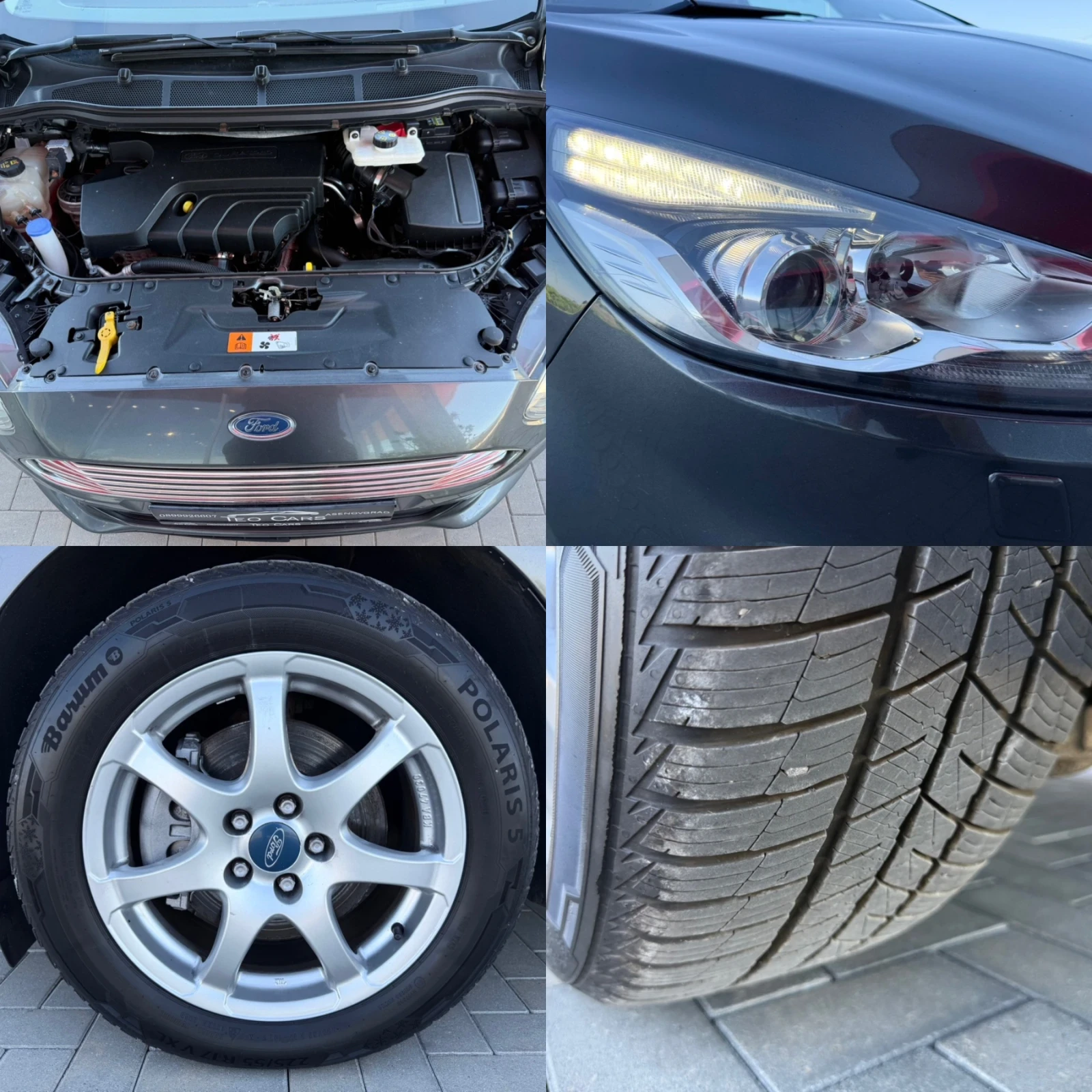 Ford S-Max 2.0 TDCi 180к.с / 6+ 1 / NAVI / DISTRONIC / KEYLES, снимка 17 - Автомобили и джипове - 55971084