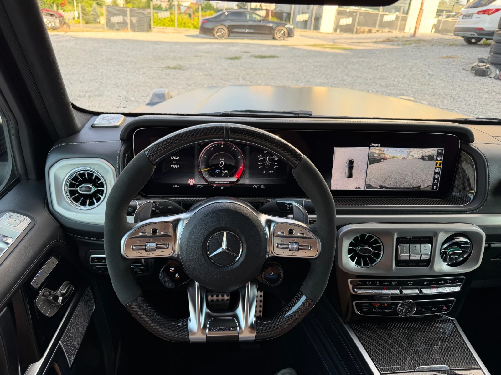 Mercedes-Benz G 63 AMG CARBON Exclusive Alcantara Обдухване Черен Мат, снимка 12 - Автомобили и джипове - 55906108