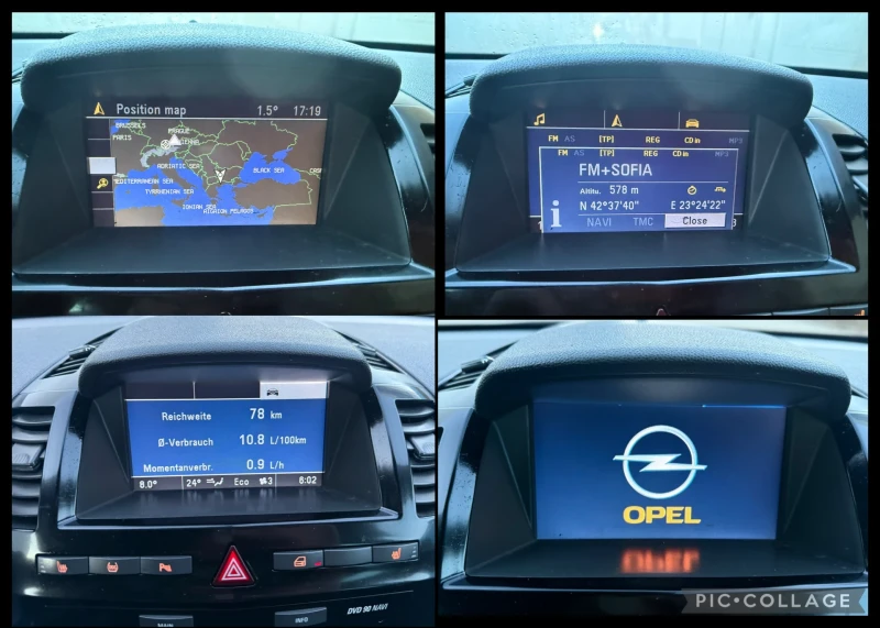 Opel Zafira 1.6i/116kc/* Facelift* /* Cosmo* /Кожа/Ксенон/PDC/, снимка 11 - Автомобили и джипове - 52856300