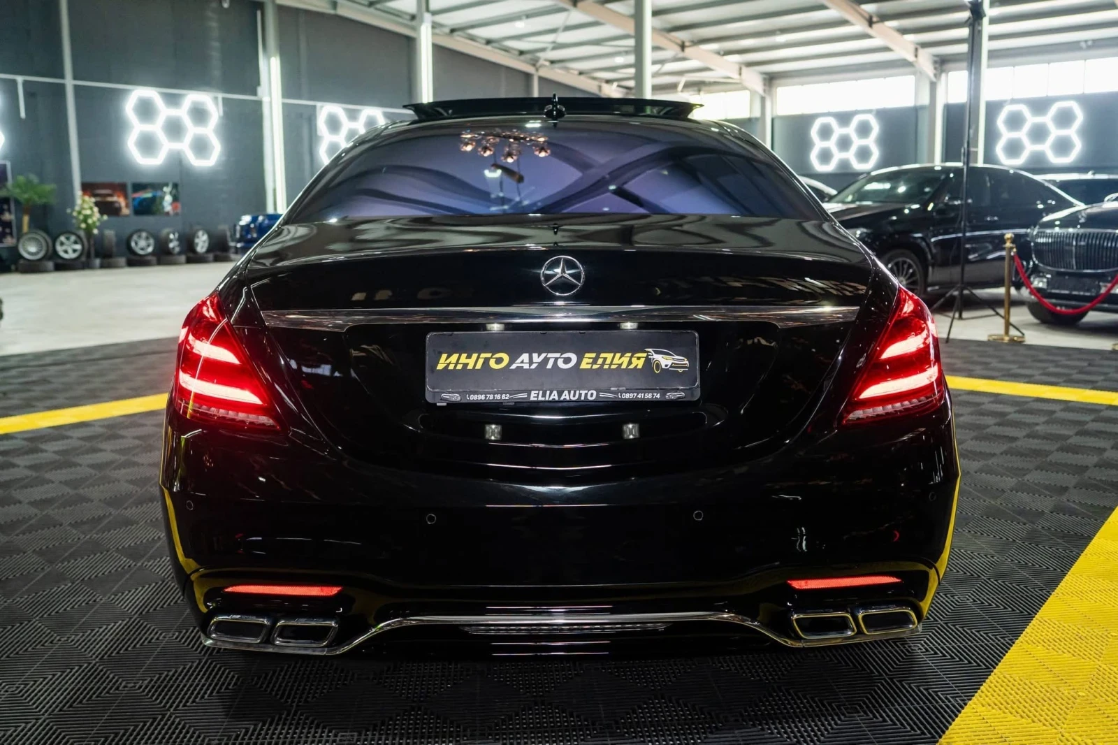 Mercedes-Benz S 560 LONG MAYBACH LED ПАНО BURM 3XTV ЛИЗИНГ 100%, снимка 8 - Автомобили и джипове - 55962303