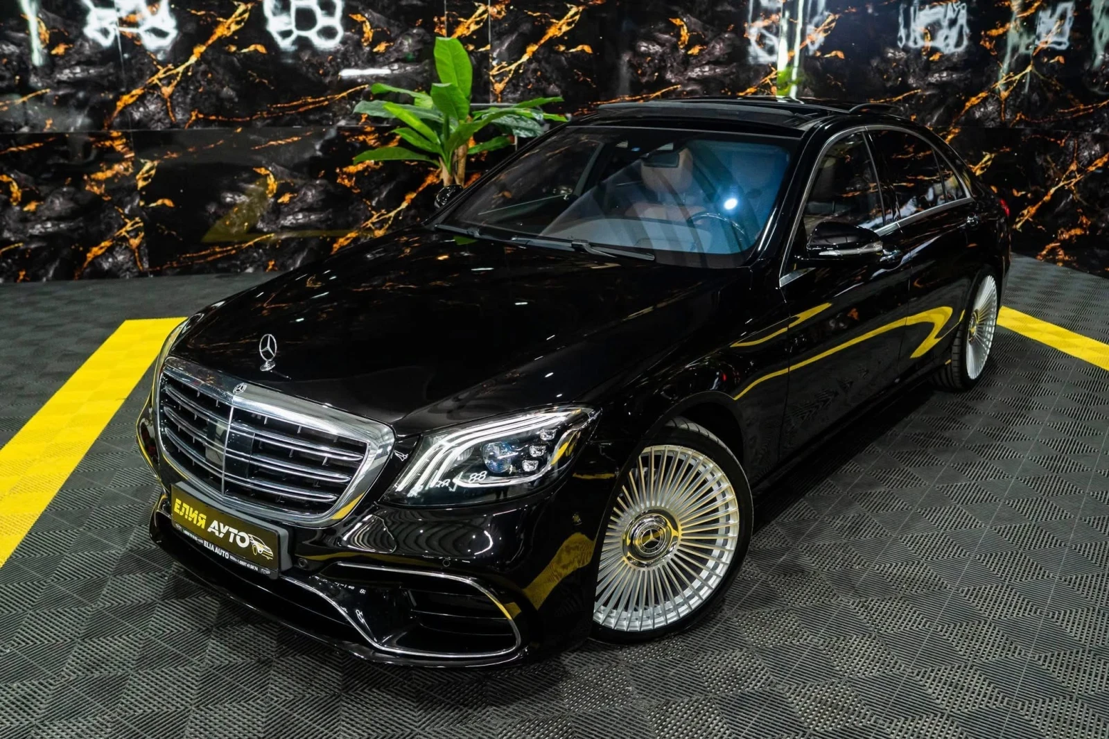 Mercedes-Benz S 560 LONG MAYBACH LED ПАНО BURM 3XTV ЛИЗИНГ 100%, снимка 5 - Автомобили и джипове - 55962303