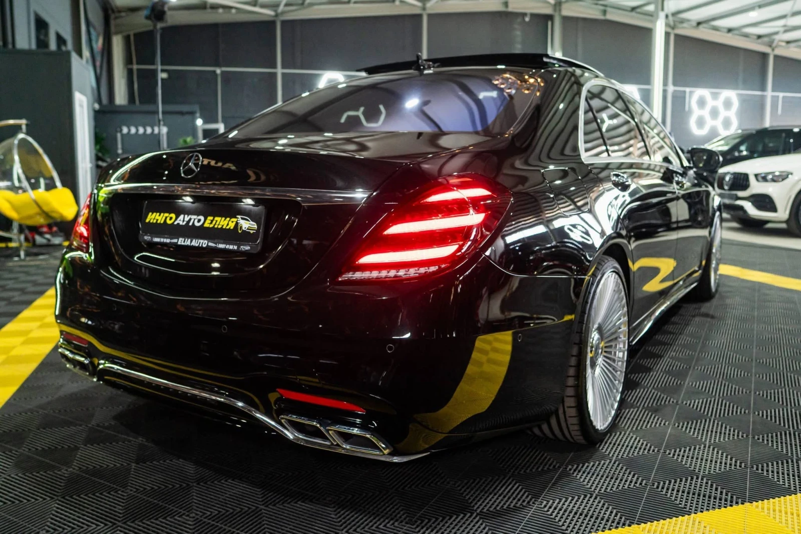 Mercedes-Benz S 560 LONG MAYBACH LED ПАНО BURM 3XTV ЛИЗИНГ 100%, снимка 9 - Автомобили и джипове - 55962303