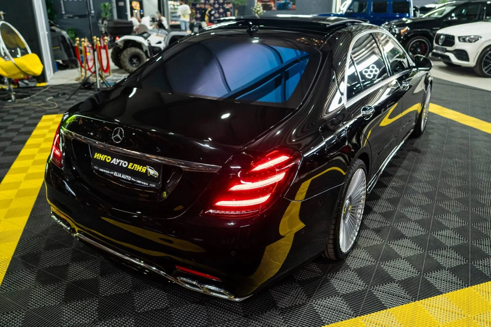 Mercedes-Benz S 560 LONG MAYBACH LED ПАНО BURM 3XTV ЛИЗИНГ 100%, снимка 10 - Автомобили и джипове - 55962303