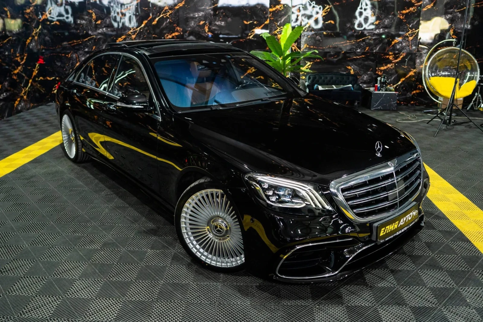Mercedes-Benz S 560 LONG MAYBACH LED ПАНО BURM 3XTV ЛИЗИНГ 100%, снимка 2 - Автомобили и джипове - 55962303