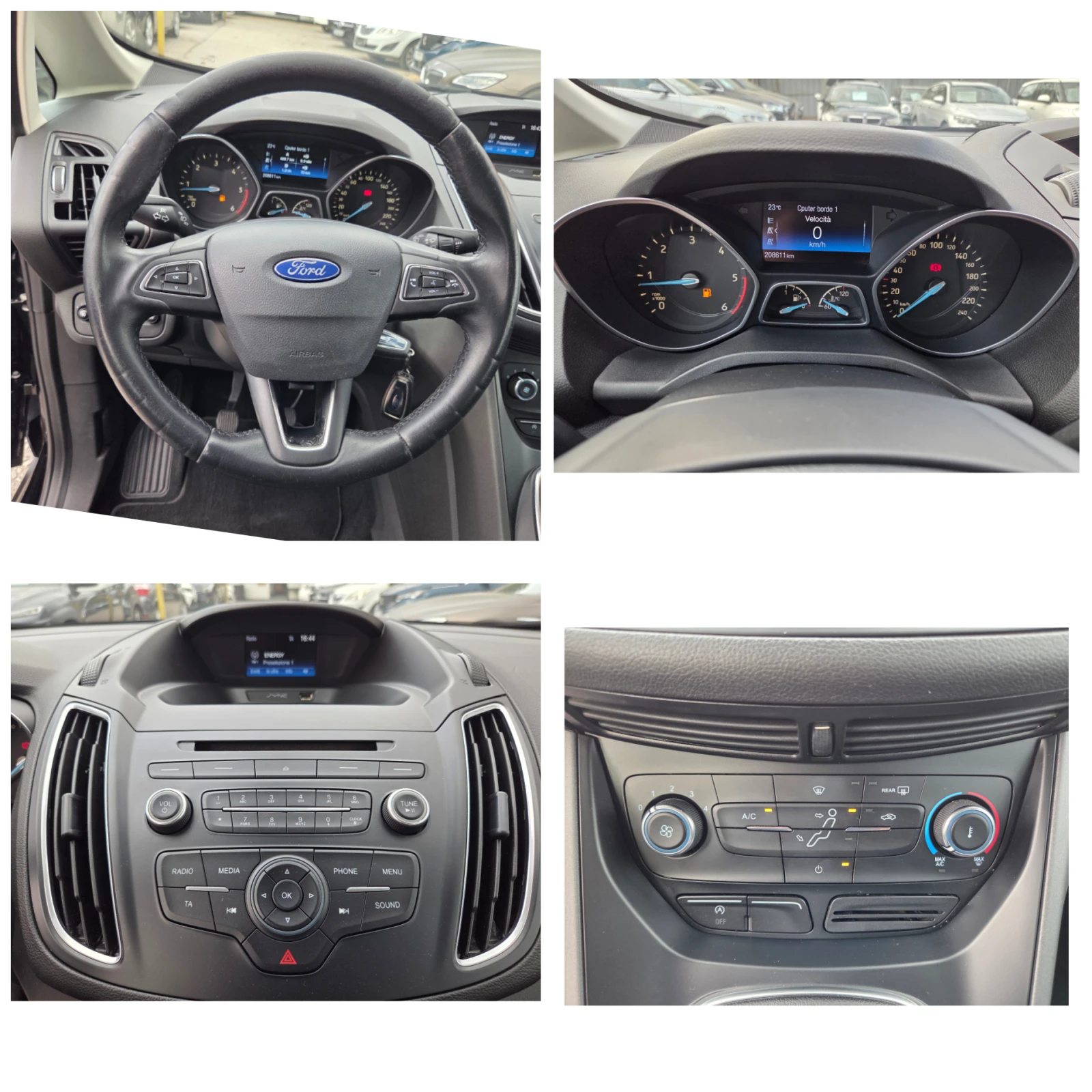 Ford C-max 1.5TDCI-FACE-ЛИЗИНГ, снимка 15 - Автомобили и джипове - 56400232