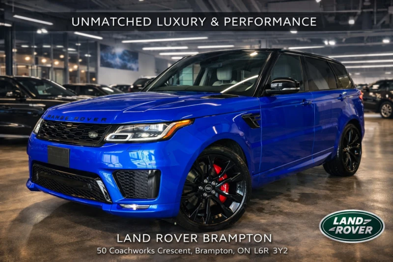 Land Rover Range Rover Sport P400HST 1of1 VELOCITY BLUE  С РЕГИСТРАЦИЯ&АВТО КРЕ, снимка 5 - Автомобили и джипове - 53260212