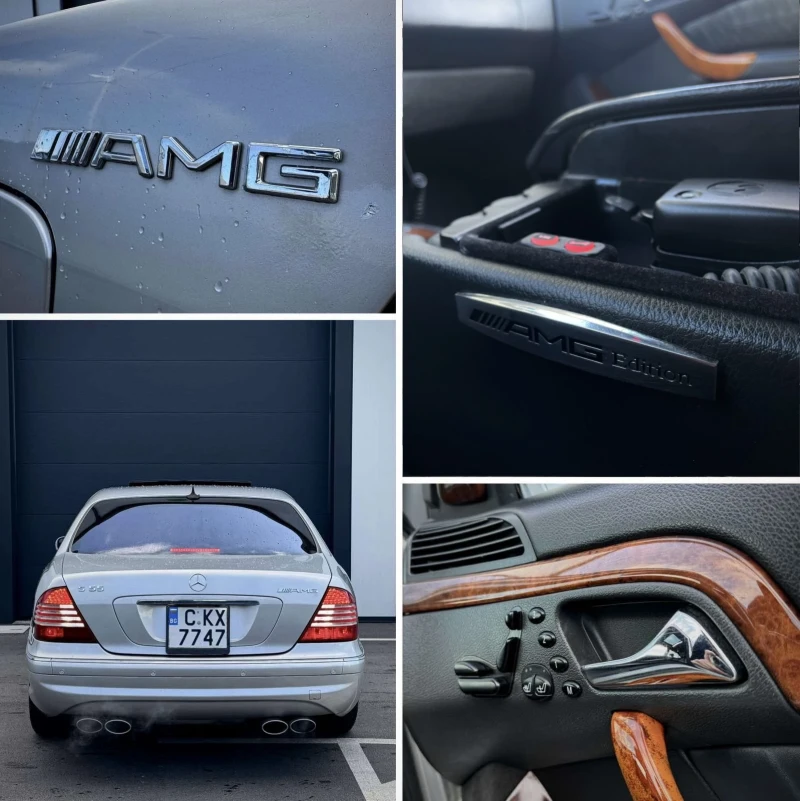 Mercedes-Benz S 500 S55 AMG LONG V8 LPG, снимка 13 - Автомобили и джипове - 52927587