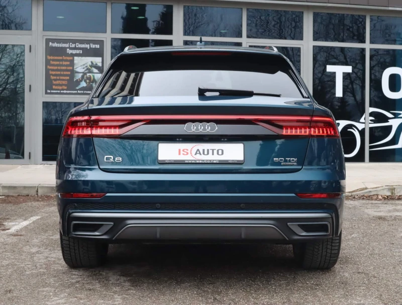 Audi Q8 50TDI/SLine/Камера 360/Панорама/Обдухване/B&O/Dist, снимка 5 - Автомобили и джипове - 53394433