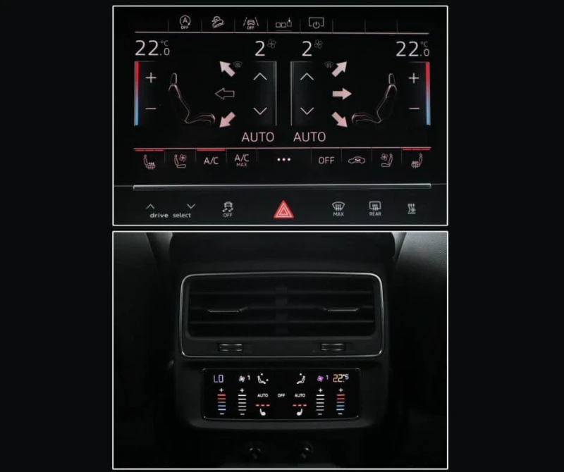 Audi Q8 50TDI/SLine/Камера 360/Панорама/Обдухване/B&O/Dist, снимка 12 - Автомобили и джипове - 53394433