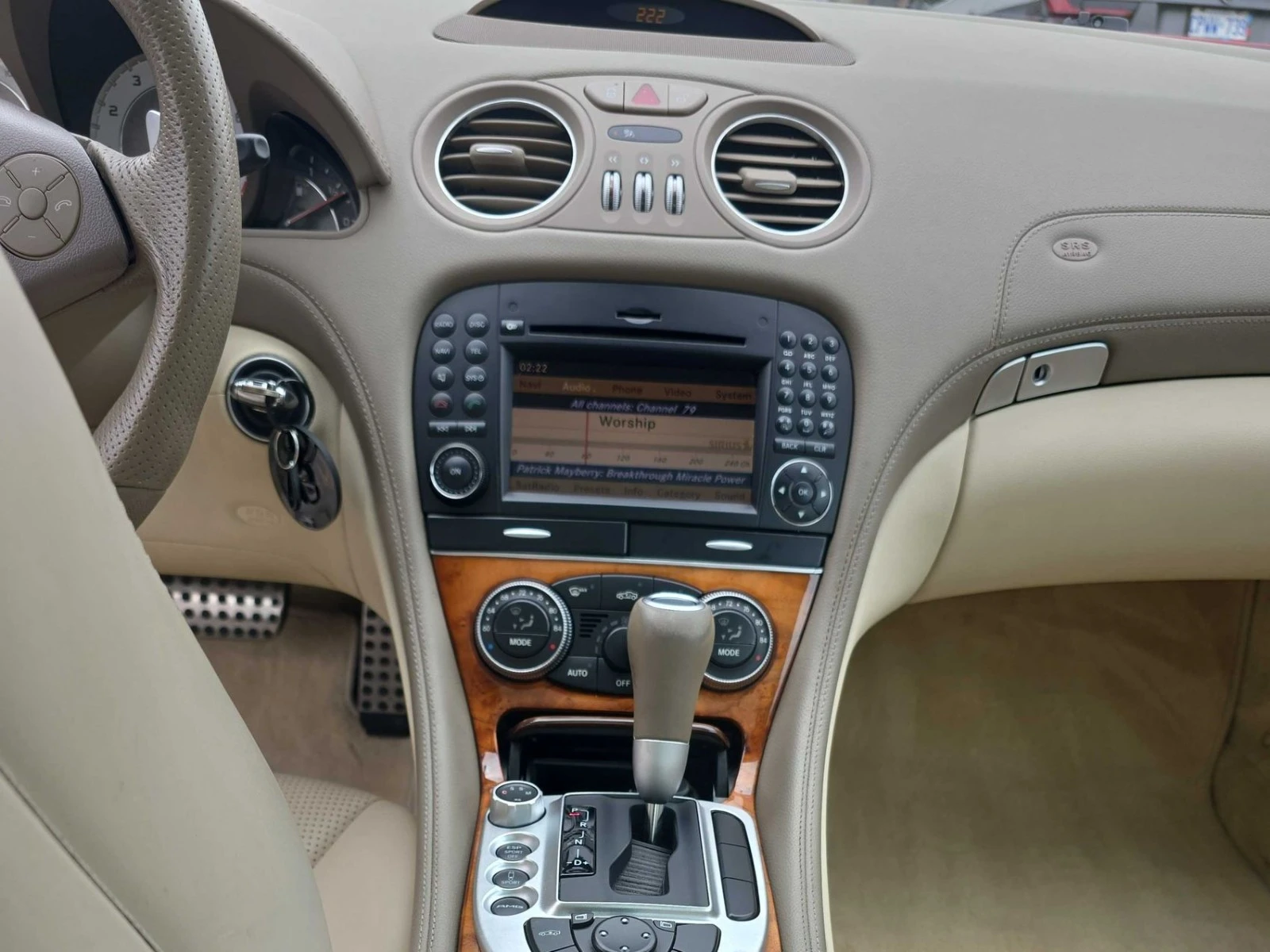 Mercedes-Benz SL 65 AMG V12* ПОДГРЕВ* KEYLESS, снимка 12 - Автомобили и джипове - 54459603