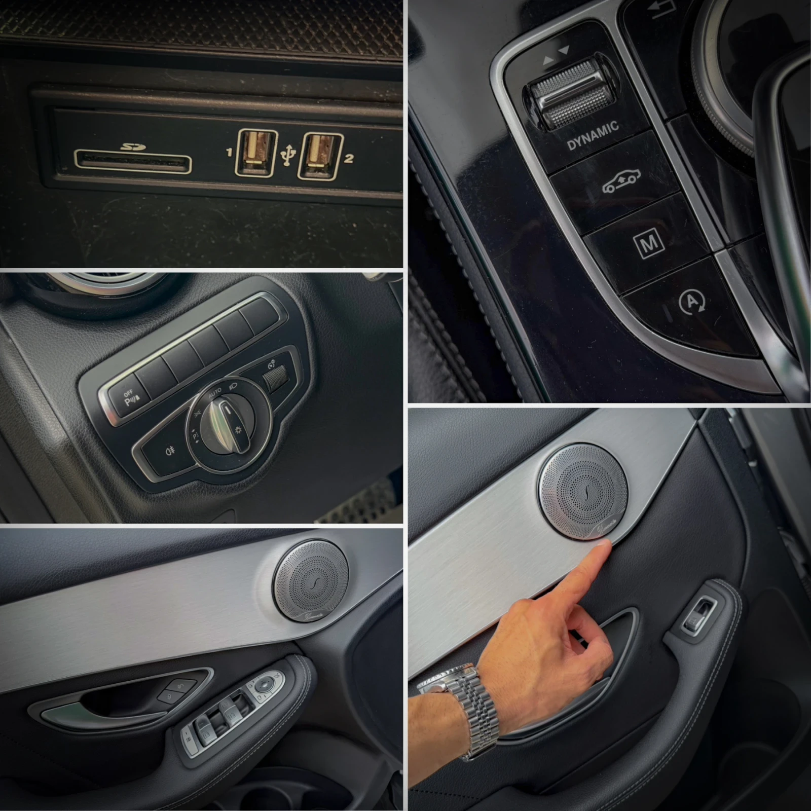 Mercedes-Benz GLC 250 AMG / 4x4 / Multibeam / Burmester / 2 КЛЮЧА , снимка 11 - Автомобили и джипове - 55657484