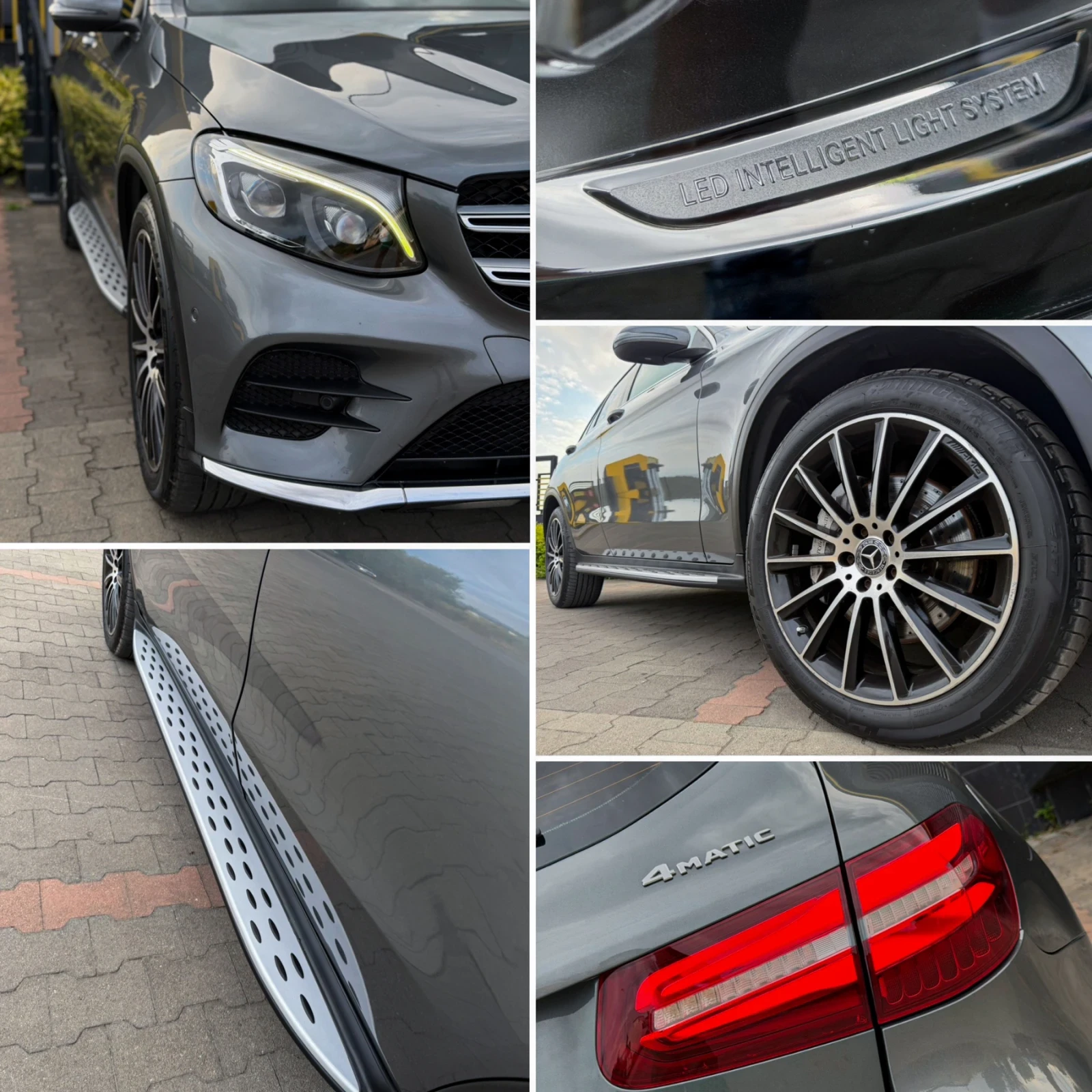 Mercedes-Benz GLC 250 AMG / 4x4 / Multibeam / Burmester / 2 КЛЮЧА , снимка 8 - Автомобили и джипове - 55657484