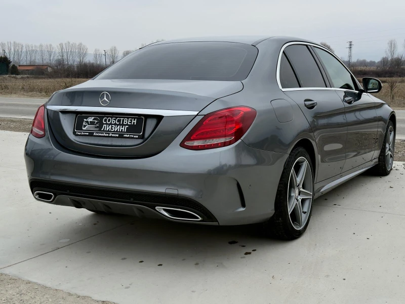 Mercedes-Benz C 220 2.2d AMG/Навигация/Обслужена/12 310 п.в., снимка 4 - Автомобили и джипове - 49255944