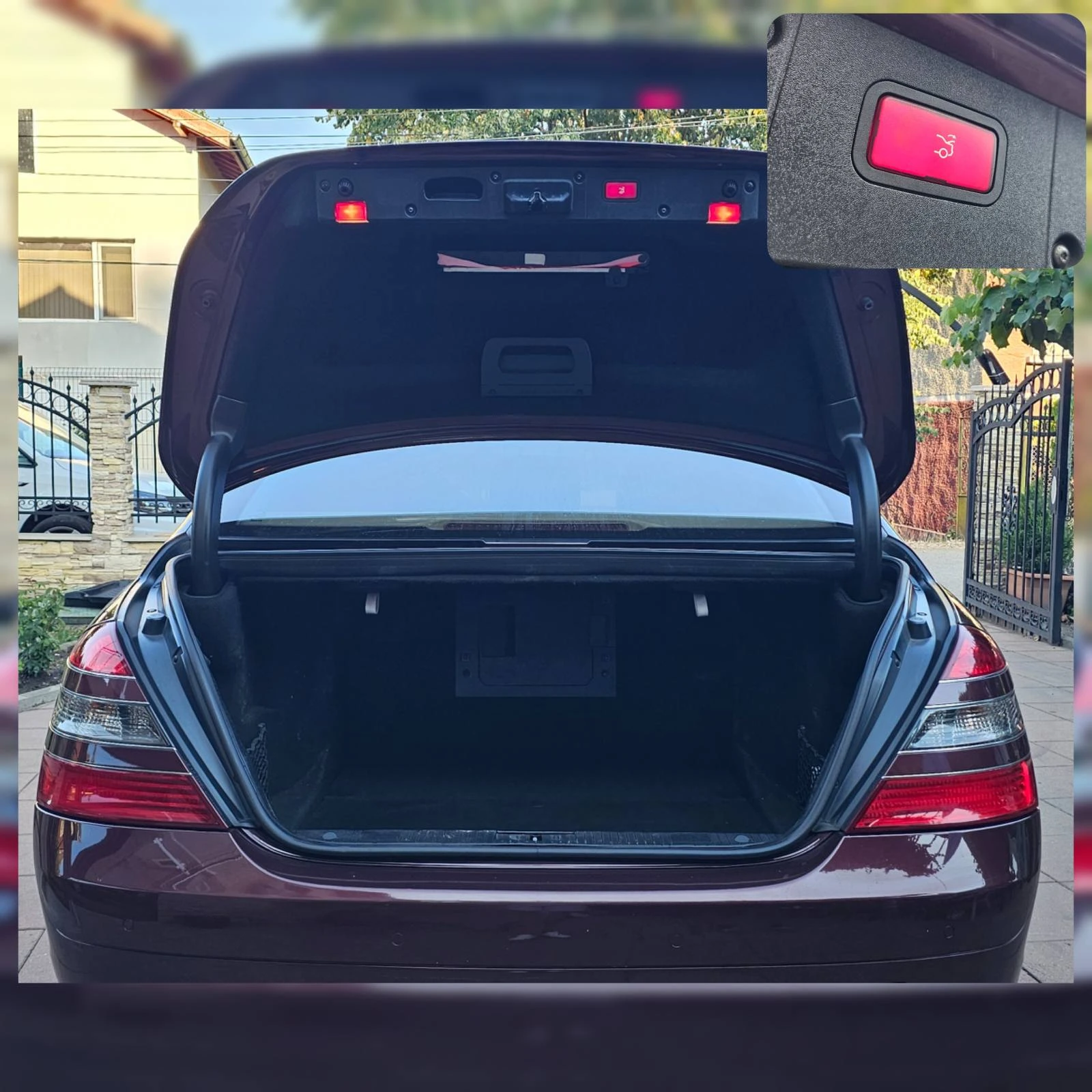Mercedes-Benz S 500 БЕЗУПРЕЧЕН !!!  ГАЗ PRINS , снимка 10 - Автомобили и джипове - 55730023