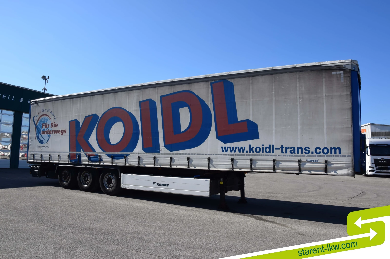 Полуремарке Krone TR26082, снимка 3 - Ремаркета - 53735944