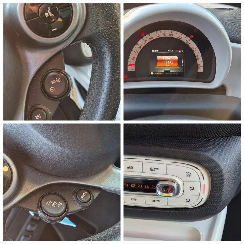 Smart Forfour 1000-71кс.NAVY, снимка 16 - Автомобили и джипове - 47883082