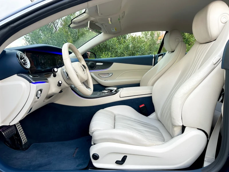 Mercedes-Benz E 220 d 4MATIC YACHT BLUE FULL AMG DIGITAL HEAD-UP, снимка 9 - Автомобили и джипове - 50089876