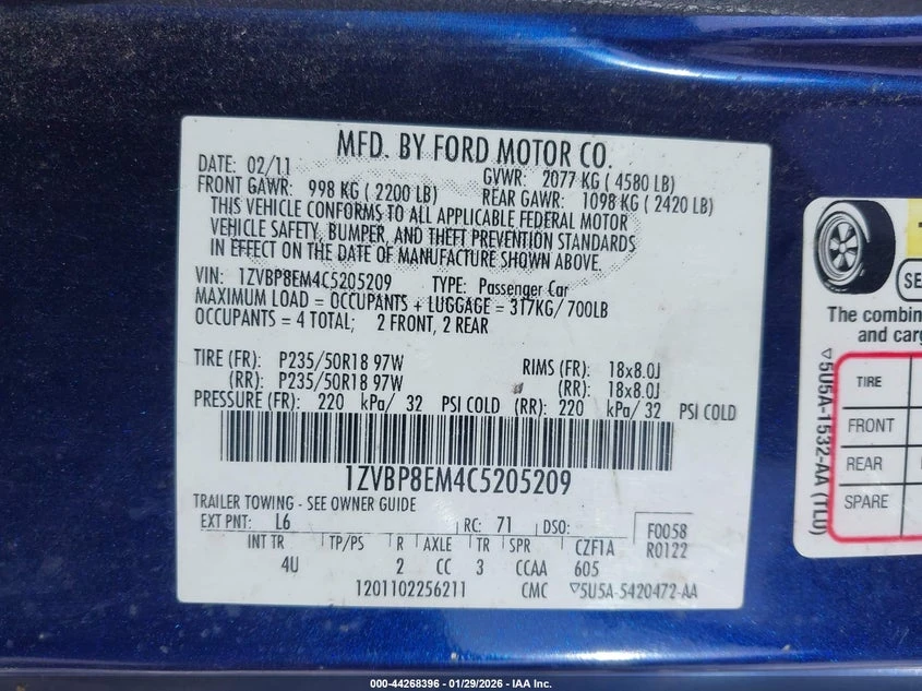 Ford Mustang 3.7l V6 Premium * Крайна цена до БГ* , снимка 9 - Автомобили и джипове - 53907414