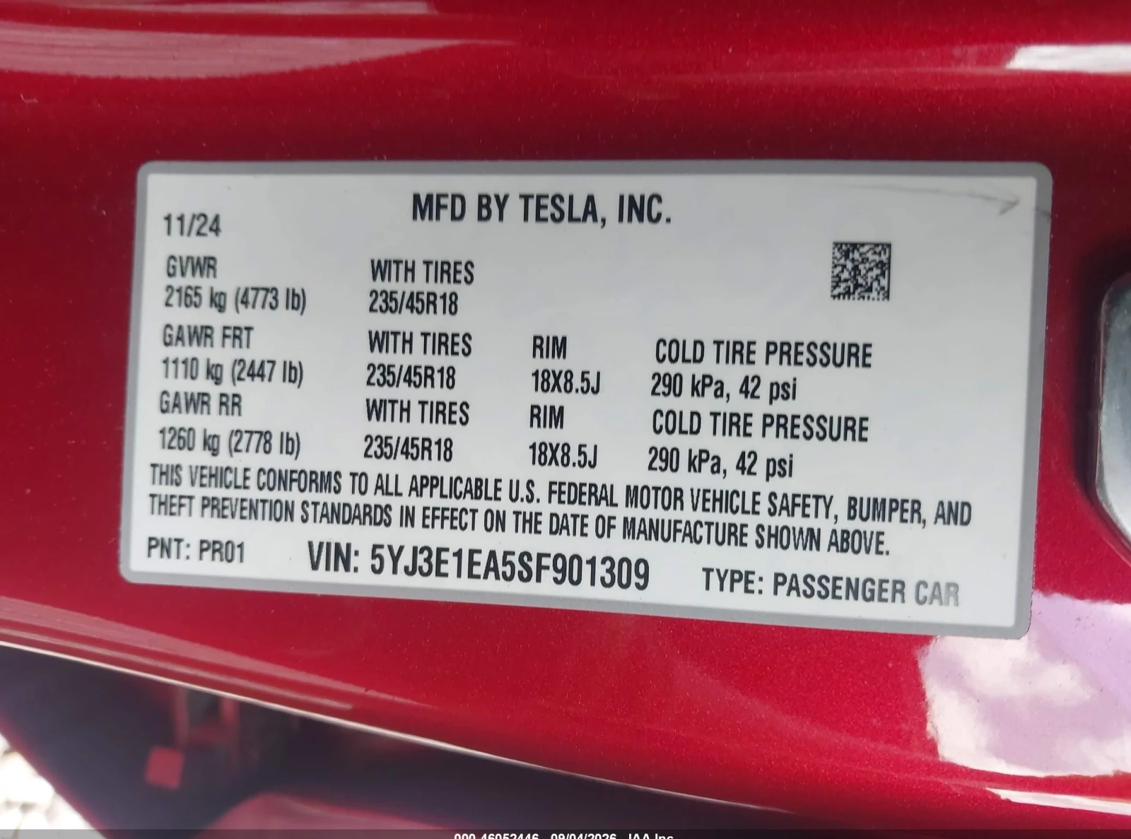 Tesla Model 3, снимка 9 - Автомобили и джипове - 56560953