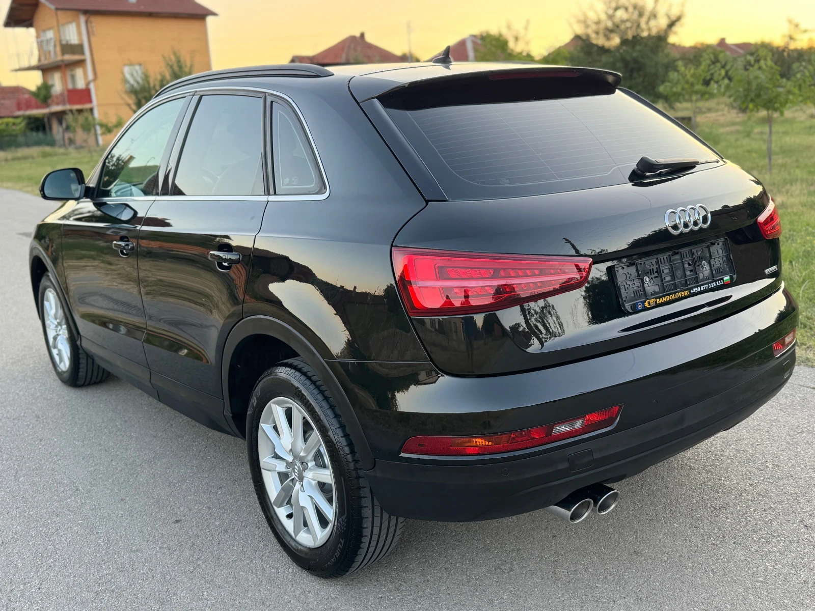 Audi Q3 2.0TDI:;184kc;:S-Line:;ЧЕРВЕНА КОЖА:;ПАНОРАМА;:АВТ, снимка 4 - Автомобили и джипове - 55406547