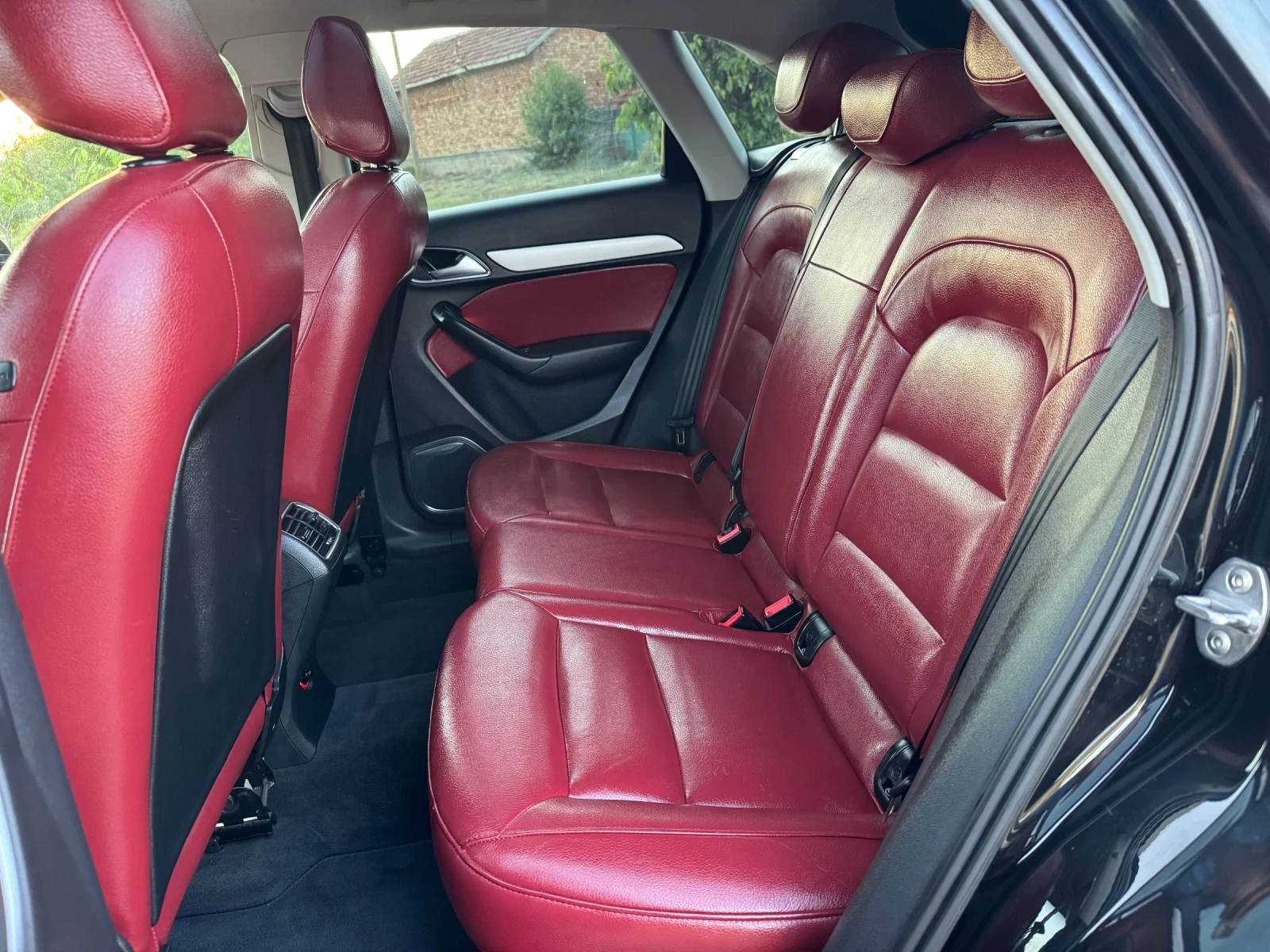 Audi Q3 2.0TDI:;184kc;:S-Line:;ЧЕРВЕНА КОЖА:;ПАНОРАМА;:АВТ, снимка 12 - Автомобили и джипове - 55406547