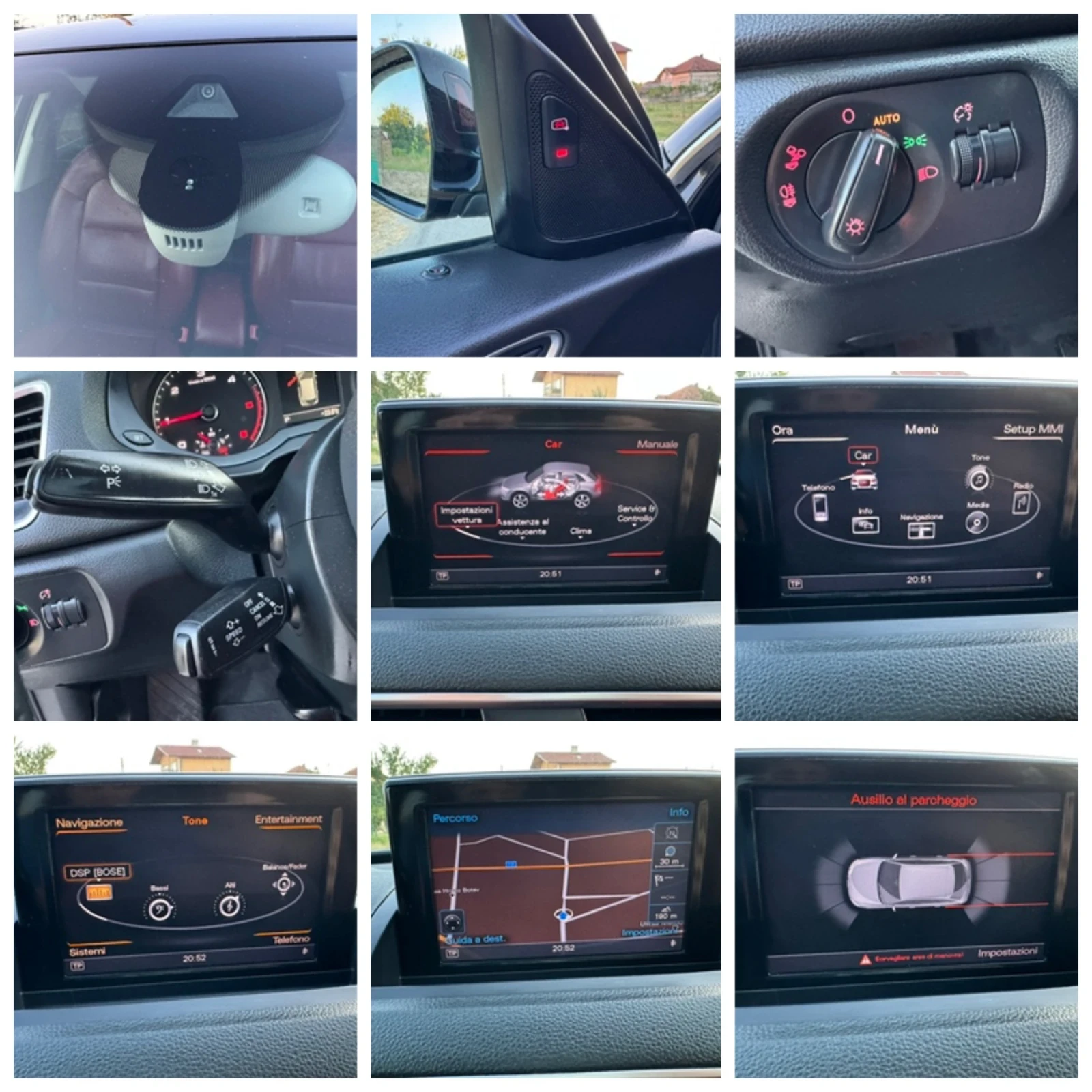 Audi Q3 2.0TDI:;184kc;:S-Line:;ЧЕРВЕНА КОЖА:;ПАНОРАМА;:АВТ, снимка 16 - Автомобили и джипове - 55406547