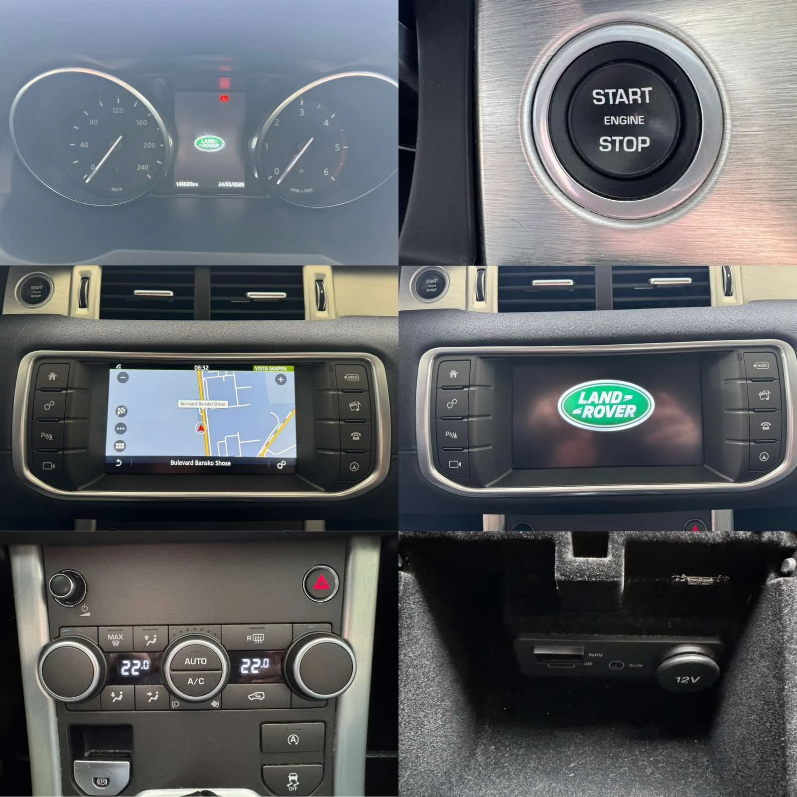 Land Rover Evoque 2.0* 150ps* 6ск* 4x4* 144хл.км.* КОЖА* НАВИ, снимка 14 - Автомобили и джипове - 53926711