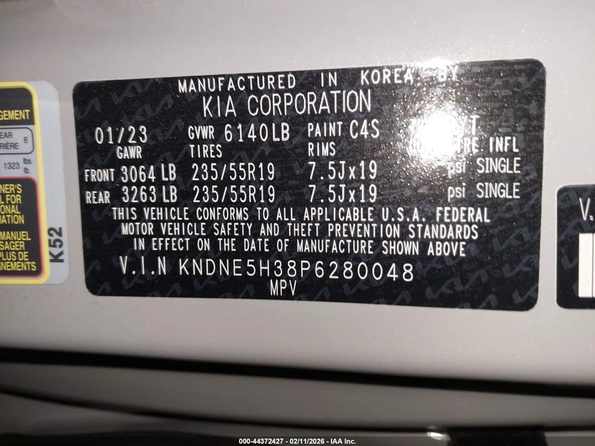 Kia Carnival 3.5l Mpv Sx, снимка 9 - Автомобили и джипове - 54124237