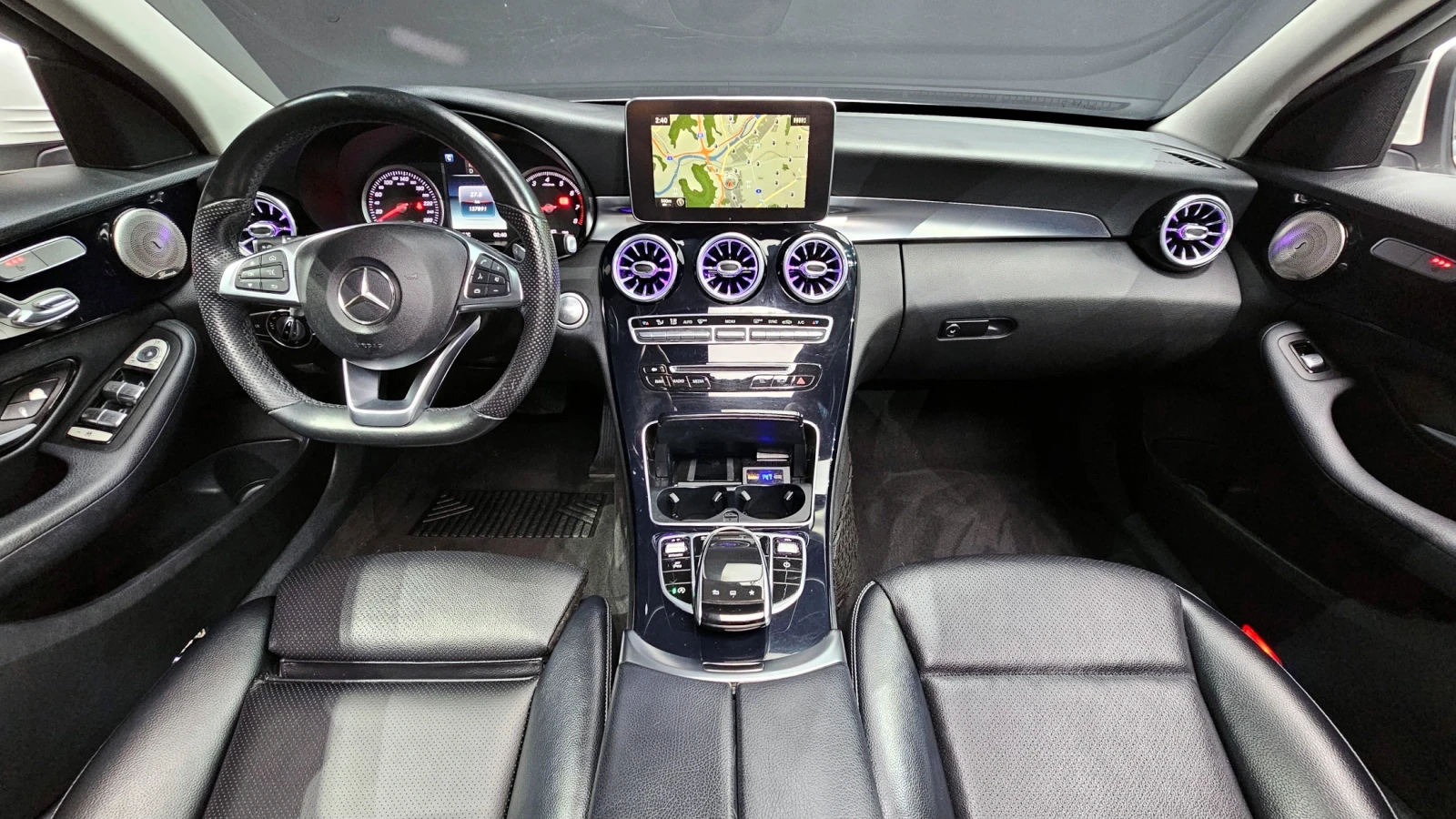 Mercedes-Benz C 200 AMG PK* BURMASTER* AMBIENT* KEYLESS* КРАЙНА ЦЕНА, снимка 7 - Автомобили и джипове - 54525942