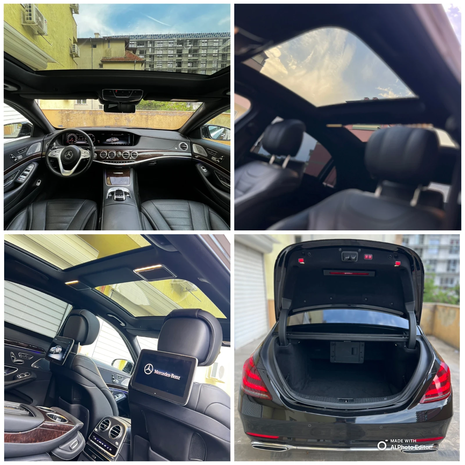 Mercedes-Benz S 350 FACE, S350d, LONG, 4Matic, 3xTV, BURMESTER, снимка 17 - Автомобили и джипове - 54611615