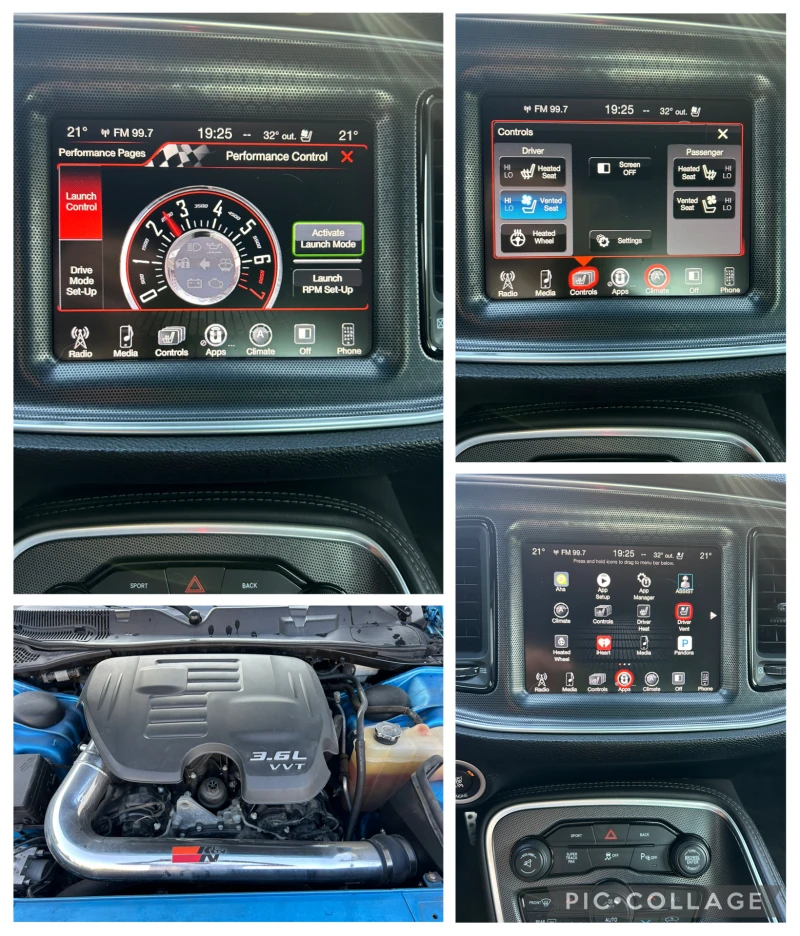 Dodge Challenger K&N* * 65700km* PERFORMANCE controll+ Генерация* *, снимка 15 - Автомобили и джипове - 51332882