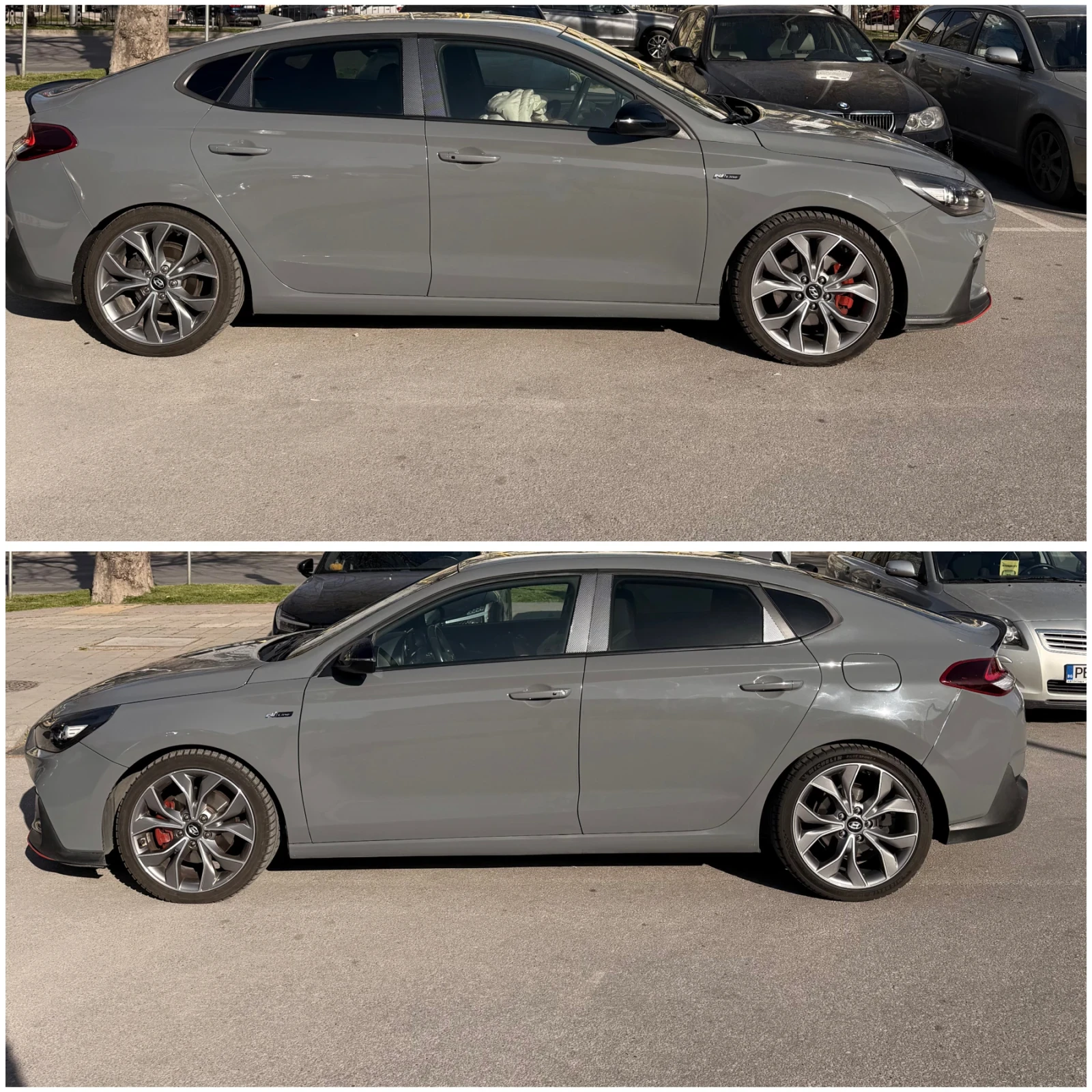 Hyundai I30 N-Line 1.4T. NARDO GREY kamera, снимка 6 - Автомобили и джипове - 53156063